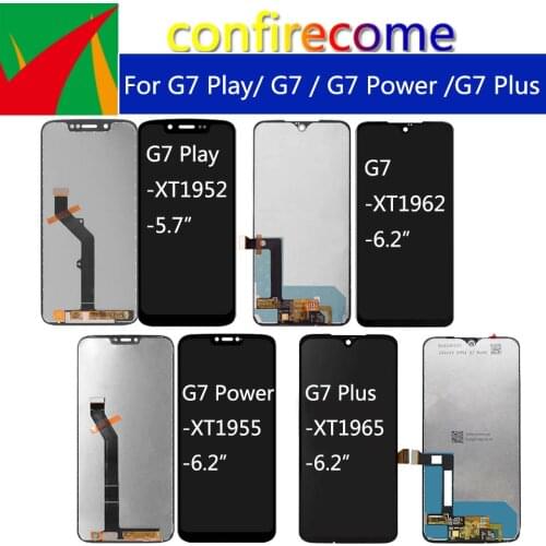 For Motorola Moto G7 Play Power Plus LCD Display Touch Screen With Digitizer Assembly Replacement