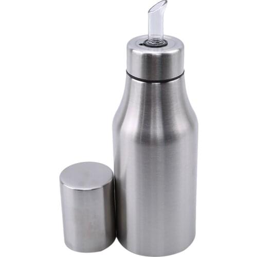 Stainless Steel Leak-proof Oil Bottle Oiler Spice Jar Vinegar Bottle Kitchen Supplies Storage Jar Oil Bottle Kitchen Tool