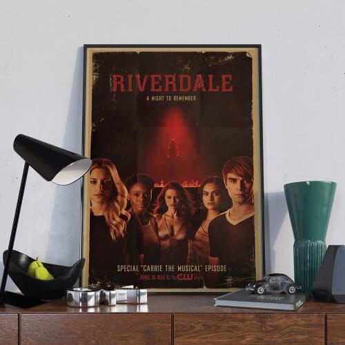 Riverdale TV play Movie Sword Retro Painting Core Picture Cafe Bedroom Sofa Wall Art Home Decor Quality Canvas Poster