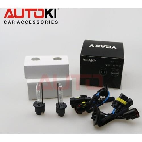 Free Shipping Autoki Yeaky Series HID Xenon Bulbs 35W H3 H7 9005 9006 H11 H1 HID Xenon HeadLamp Single Beam Replacement Bulbs