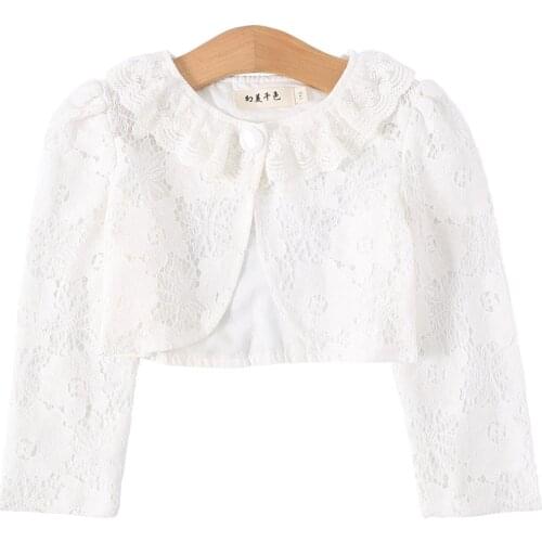 Baby Girls Jacket for Baptism Birthday Baby Coat For 1 2 3 Year Old Cardigan Outcoat 2021 Toddler Toddler Infant Clothing 195111