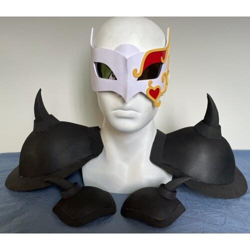 Anime SK8 The Infinity Adam Shindo Ainosuke Cosplay Mask Pauldrons Face Props Adam Blindfold SK Eight Cos Party Accessories