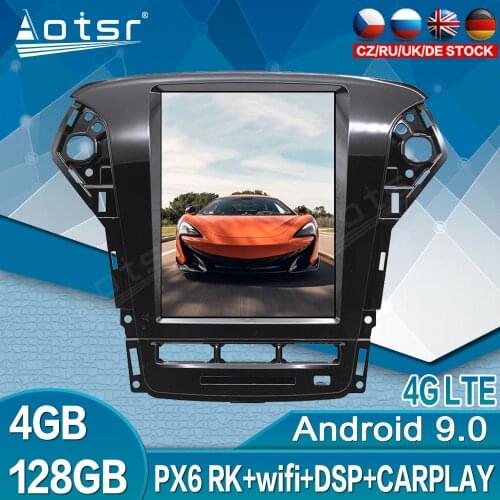 Android Multimedia For Ford Mondeo/Fusion MK4 2011 2012 2013 Car GPS Navigaiton 128GB Tesla Screen Radio Recorder Video Player
