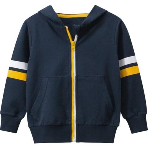 Autumn New Baby Boys Girls Long Sleeve Thin Style Sports Zipper Coats With Hooded Casual Pockets Jackets Outwear For Children