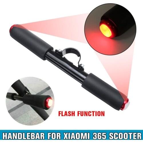 New Electric Scooter LED Flash Bar Grip for Xiaomi M365 Children\s Handrail Kids Bicycle Armrest Handlebar folding scooter
