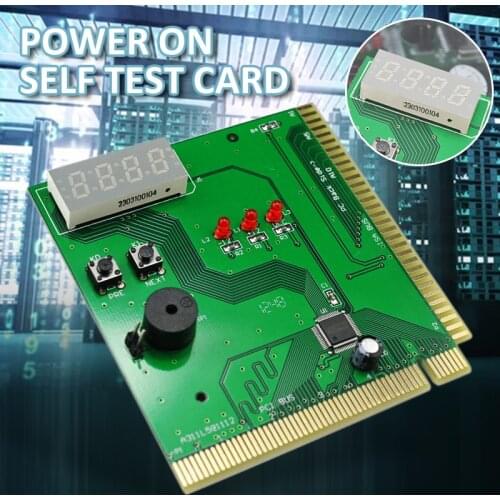 Pohiks 1pc High Quality 4-Digit Card PC Analyzer Computer Diagnostic Portable Motherboard Fault Detection Card