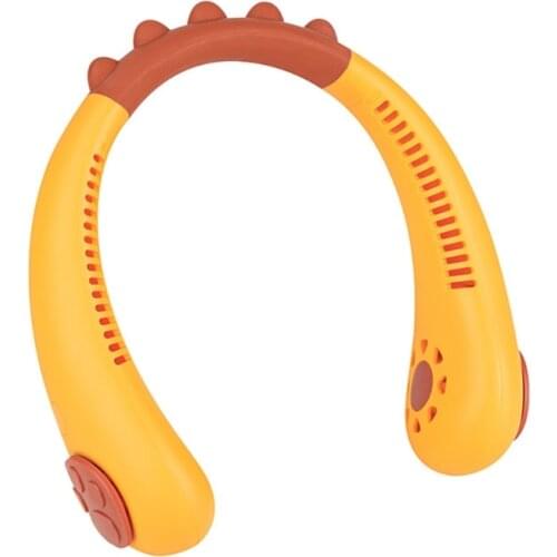 M2EE Wearable Neck Fan USB Personal Fan with Super Quiet 3 Modes Summer Indoor Outdoor Air Cooling Small Appliances