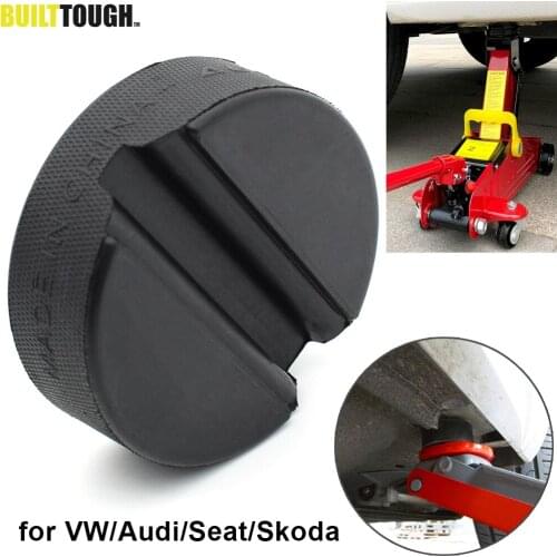Jack Rubber Pad Anti-slip Rail Adapter Support Block Heavy Duty Car Lift Tool Accessories For VW Audi Seat Skoda Jacking Points