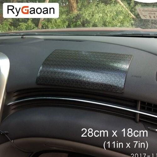 RyGaoan 28cmx18cm Super Sticky Universal Big Size Car Dashboard Magic Anti Slip Mat Non-slip Sticky Pad for Ornament Monitor