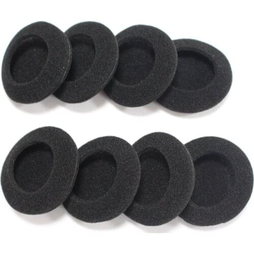 Linhuipad 55mm replacement foam ear pad headset sponge cushion disposable earpads for 50-58mm diameter headsets