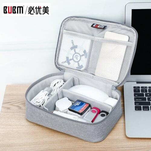 BUBM bag for digital receiving accessories power bank membory card cable organizer portable bag for USB Flash Drive
