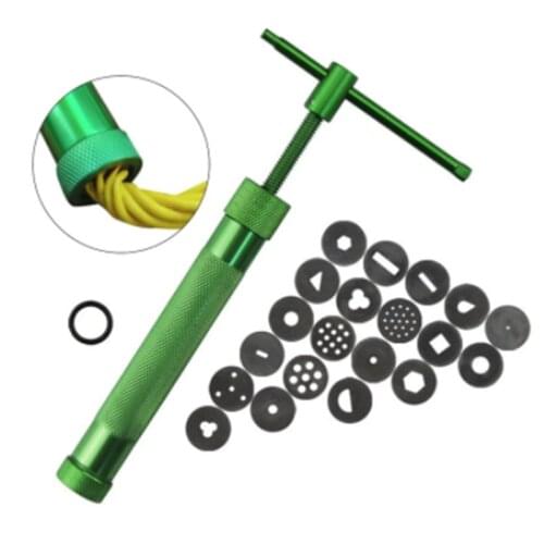 High Quality Rotation Type Extruders Clay Sugar Paste Extruder Sculpture Machine Gun Fondant Cake Sculpture Polymer Tool New2021