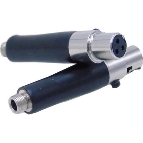 High quality 1pcs Mini xlr 3 pin female to 3.5mm 1/8" stereo female audio Adapter for headset eat