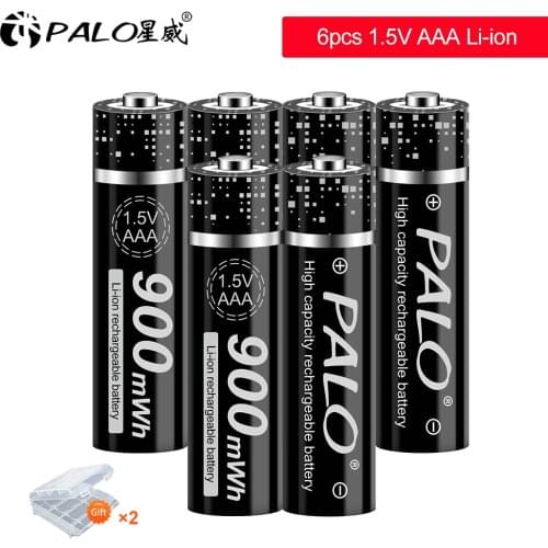 1.5V rechargeable battery aaa 900mWh aaa lithium li-ion rechargeable battery for Flashlight camera 1.5v aaa rechargeable battery