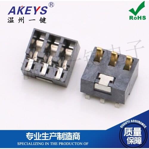 10pcs BC-07-3P -7.0H Copper high temperature resistance Battery casing Digital connector 3PIN electronic accessories