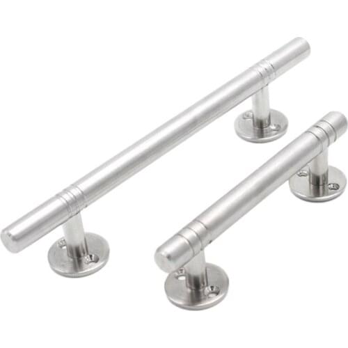 2Pcs Stainless Steel Door Handles Cabinet Drawer Pulls and Knobs Furniture Handles Hardware Accessories