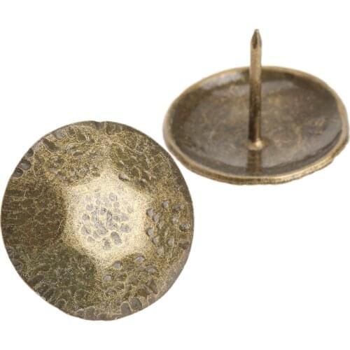 50pcs/lot Bronze Nails 26x20mm Decorative Nails Upholstery Tacks Studs Pins Case Box Wall Door Sofa Furniture