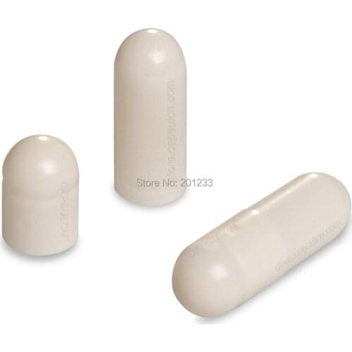 Free Shipping!!! White 5000 Pieces / Carton Size 0 Empty Joined Gelatin Capsules For Capsule Filler Machines