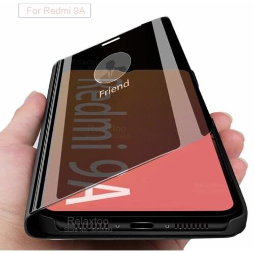 Redmi 9A case Mirror Smart Flip Case For Xiaomi Redmi 9A Mobile Phone cover xaiomi Redmi 9A 9 A original Magnetic cases 6.53
