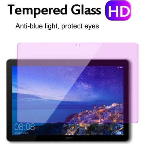 Purple Film Tempered Glass For Huawei MediaPad T5 10 2018 10.1 inch Tablet Screen Protector Anti Blue Light Glass Film