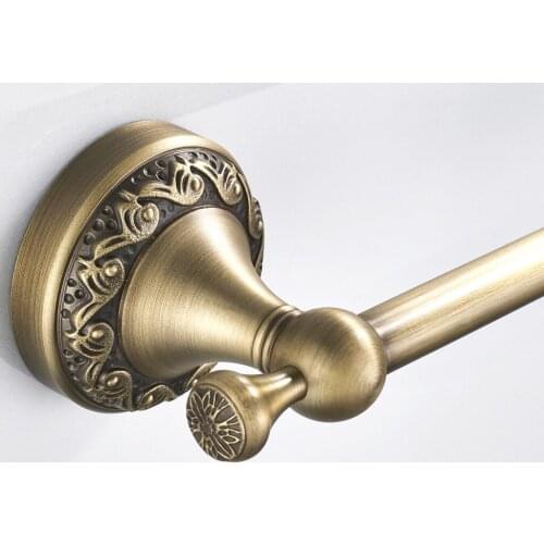 Brass Wall Mounted Toilet Paper Roll Holder Tissue Rack Bar Without Cover