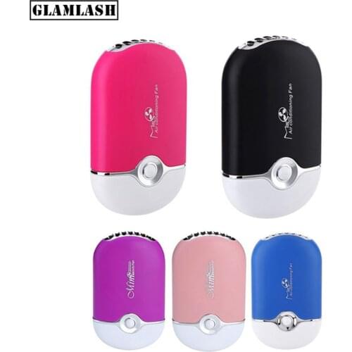 GLAMLASH USB Eyelash Mini Air Conditioning Blow dryer Fan Lash Glue Grafted Dedicated Dryer Tool for eyelash extensions