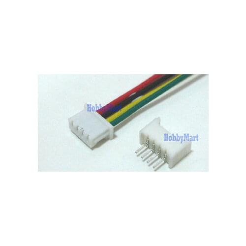 Mini. Micro 1.25mm T-1 4-Pin JST Connector with Wire x 10 sets