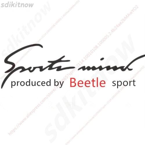 New 28x10cm Front Rear Side Body Windows Sticker Decal Car Trunk Styling For Volkswagen VW Beetle 2018 180 280 TSI