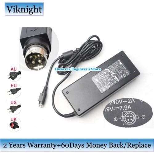 Genuine charger AP13AD25 API3AD25 150W 19V 7.9A AC power supply Adapter For acbel ADP-150CB PA-1151-08QA 4pin Laptop Adapter