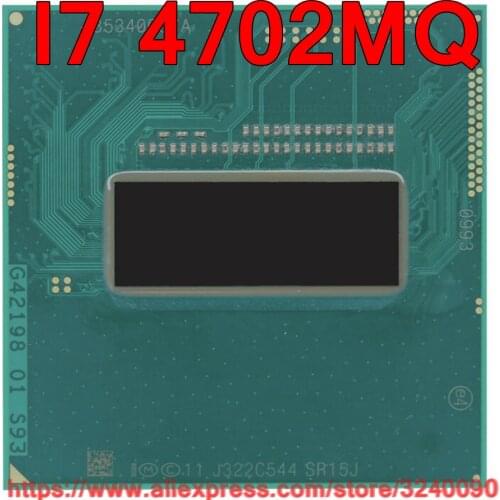 Original lntel Core I7 4702mq SR15J CPU (6M Cache/2.2GHz-3.2GHz/Quad-Core) I7-4702mq Laptop processor free shipping