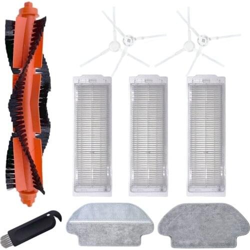 Main Brush Hepa Filter Side Brush Mop Cloth for Xiaomi Mijia STYJ02YM for Conga 3490 for Viomi V2 PRO V3 SE V-RVCLM21B