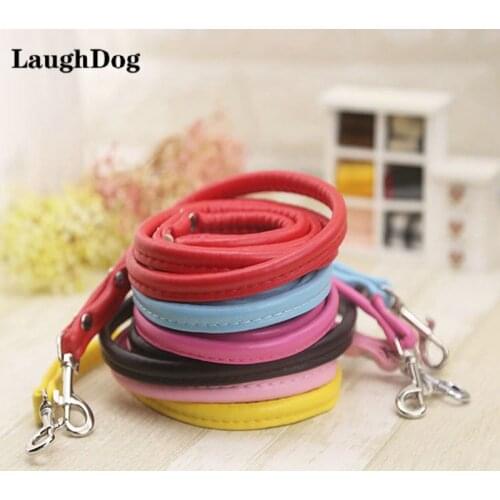 PU Leather Pet Leashes Rope Outdoor Dog Accessories Training Running Dog Leash Belt For Chihuahua Small And Large Dog Product