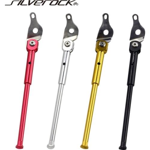 SILVEROCK Alloy Kickstand 16" 349 Parking Stand For Brompton 3SIXTY Pike K3 Trifold Rear Axle Kick Stand Lightweight 122g