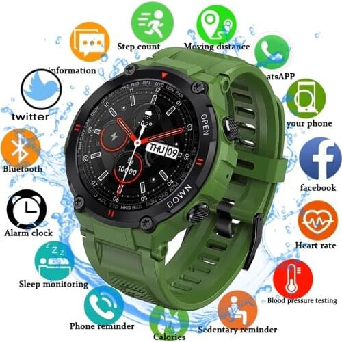 2021 New Bluetooth call Smart Watch Men Outdoor Sports Waterproof Fitness Tracker Blood Pressure Monitor Smartwatch For Xiaomi