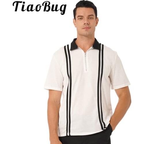 TiaoBug Mens Polos