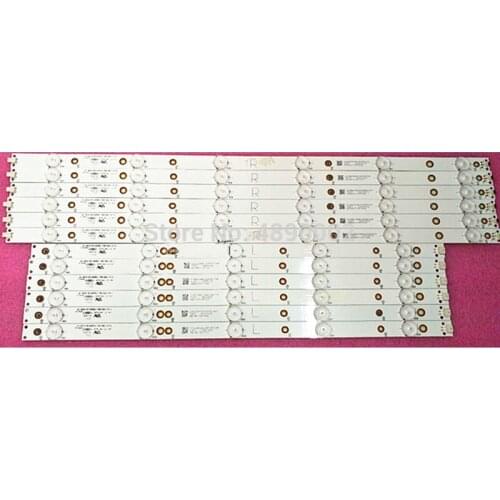 Tira de LED para iluminación trasera para Philips 49 "TV 49PUF6701/T3 GJ-2K15-XM-D2P5C1-490-D611-C1 49puh490 0/88 EVTLBM490E0601