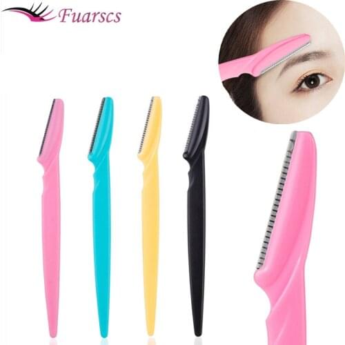 1/3/5/10pc Eyebrow Trimmer Portable Eyebrow Razor Shaver EyeBrow Shaper Safety Facial Hair Remover Beauty Makeup Tools For Women