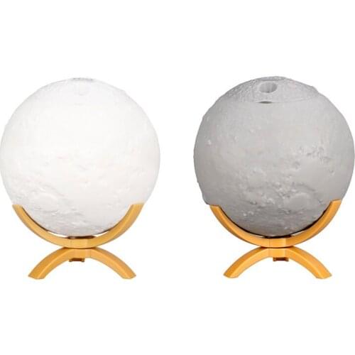 1500ML USB Aroma Diffuser Ultrasonic Essential Oil Air Humidifier 3D Moon Lamp Night Light Cool Mist Purifier