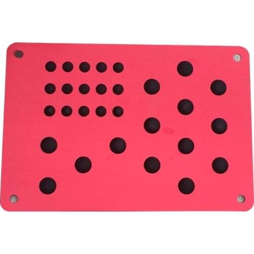 Universal Aluminum Car Floor Mat Patch Non-slip Heel Plate Footrest Pedal E7CA
