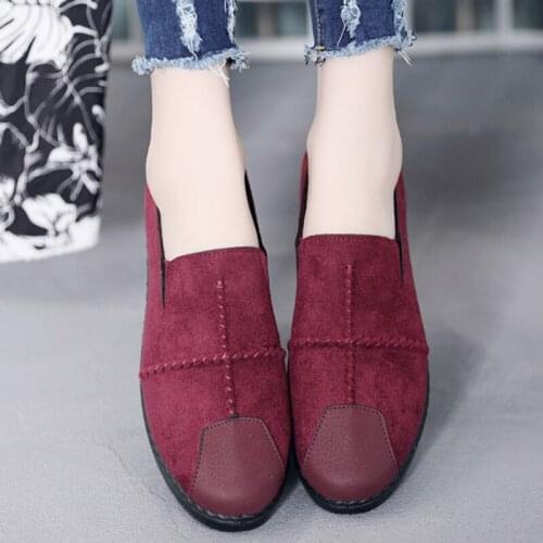 Women Flat Shoes Students Pedal Lazy Shoes Casual Loafers Ladies Vulcanize Shoes Large Size Feminino