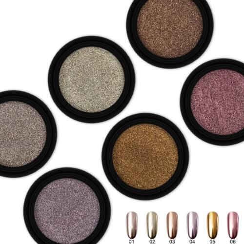 1 Box Metal Solid Nail Art Glitter Powder Chrome Mirror Pigment For Nails Decorations Accessories DIY Manicure Tool