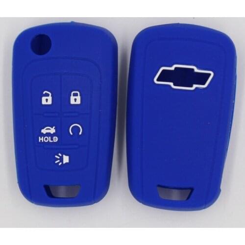 3PC Silicone Cover Car Key Case For Opel Astra Corsa Insignia Zafira Tourer For Chevrolet Trax Cruze Cobalt Aveo Prism Orlando
