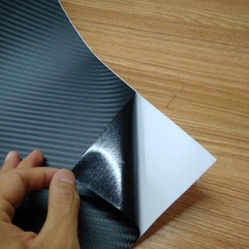 30cmx100cm 3D Carbon Fiber Vinyl Car Wrap Sheet Roll Film Car stickers and Decals Motorcycle Car Styling Accessories Automobiles