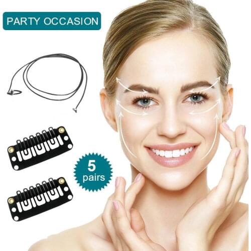 5 Pairs Invisible Women Beauty Anti-wrinkle Slimming Chin V-Shape Line Lifting Stickers Face Lift Tape skin care tools