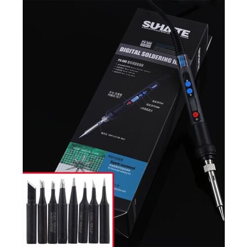 110V/220V 90W Digital LCD Solder Soldering Iron Fer a Souder Adjustable Temperature Soldering Welding Tools With 8Pcs Tips