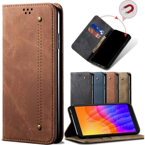 Business Retro Folding Flip Leather Case For Huawei Y5P Y6P Y8P Y9 Prime 2019 Card Slot Stand Magnetic Phone Cover for Y7P 2020