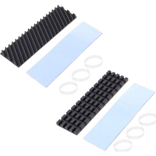 Pure Copper Graphene Heatsink M.2 NGFF 2280 PCI-E NVME SSD Thermal Pad Cooler