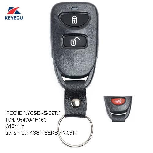 KEYECU Replacement Remote Key Fob for Kia Spectra 5, Sportage 2005-2010 NYOSEKS-09Tx