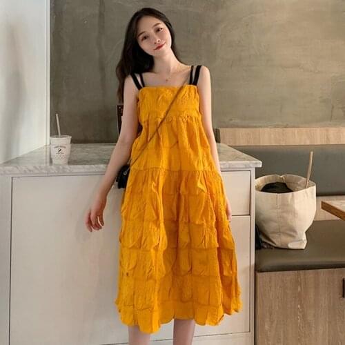 Желтые летние платья KMETRAM China At AliExpress