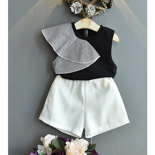 Clothes shorts sets Baby summer clothes summer clothes for girls children T-shirts girls summer clothes set 2 to 8 years 2-piece